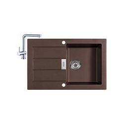 Zlewozmywak Franke SID 611-78 brązowy + bateria  FN 0147